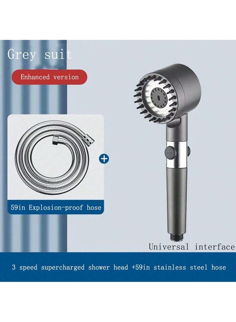 High Pressure Shower head Purifer 3 Modes Adjustable Faucet Tap Save Water Bathroom Massage Showerhead With Filter Element