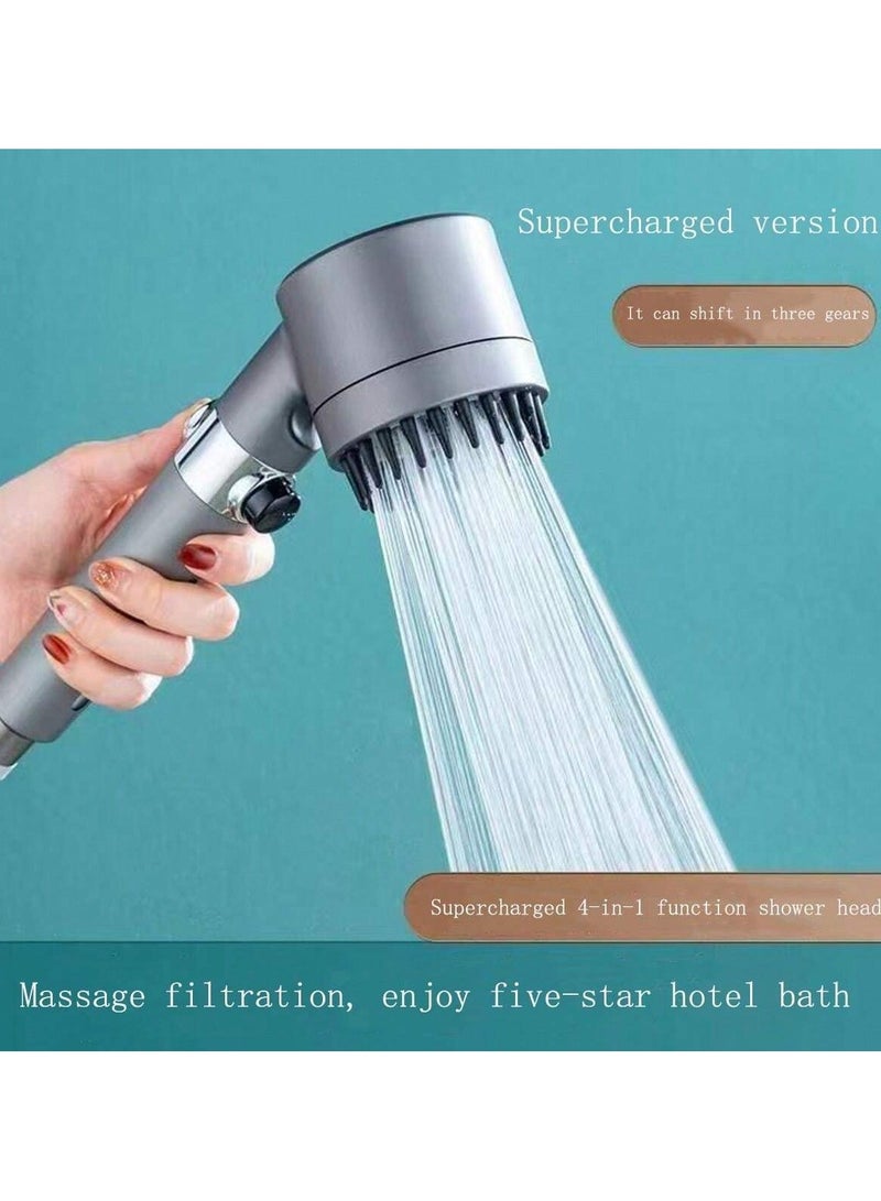 High Pressure Shower head Purifer 3 Modes Adjustable Faucet Tap Save Water Bathroom Massage Showerhead With Filter Element