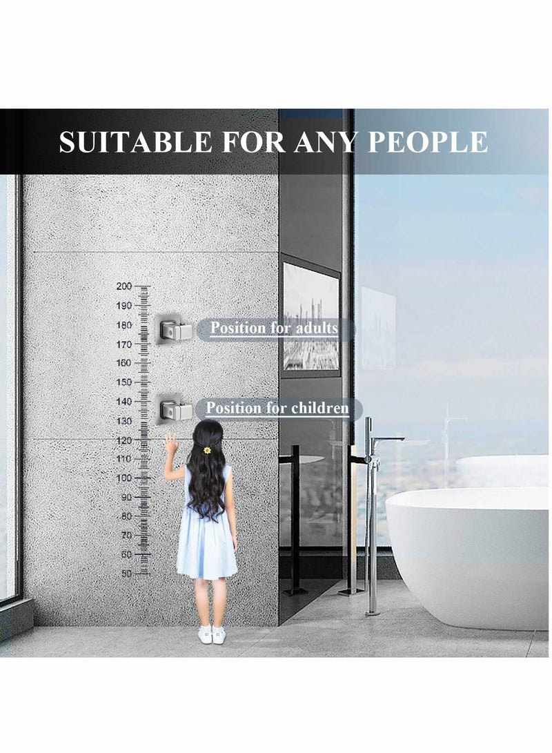 Shower Head Holder, No Drilling 360° Adjustable Paste Wall Mount Bracket, Bathroom Accessories Handheld Rain Shower Stand