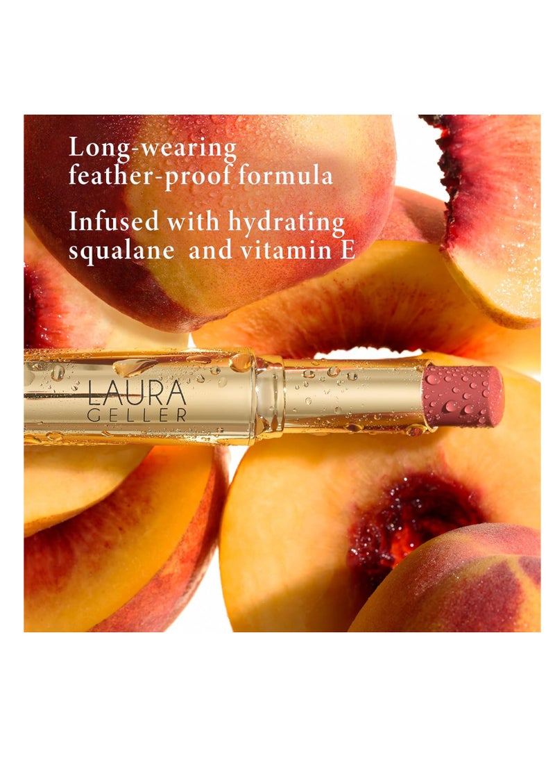LAURA GELLER NEW YORK Jelly Balm Moisturizing Tinted Lip Balm - In the Buff - Hydrating Vitamin E - Semi-Shine Finish