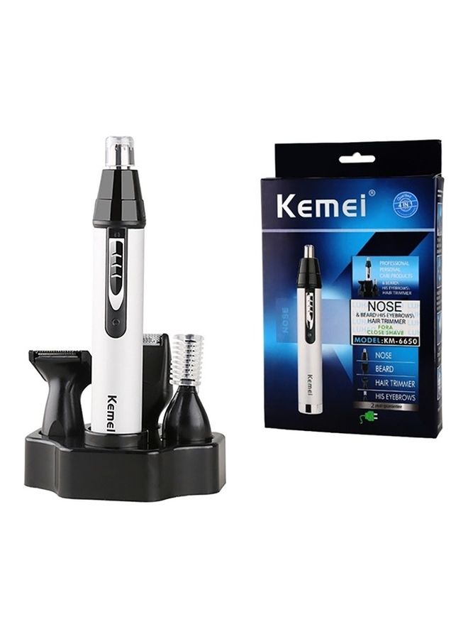 Professional USB Rechargeable Painless Mens Electric Nose Hair Trimmer 4 In 1 Lightweight Waterproof