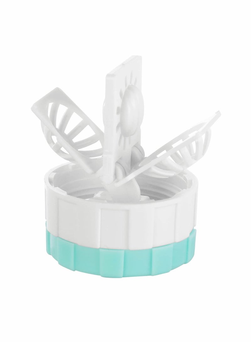 5 Pcs Manually Contact Lens Washer Cleaner Contact Lens Case Portable Rotation Contact Lens Cleaning Container for Everyday Use