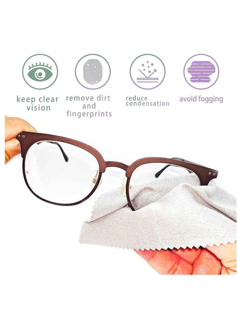 2pcs Anti-Fog Cloth for Glasses and Goggles Nano Cleaning Wipes, 5.9