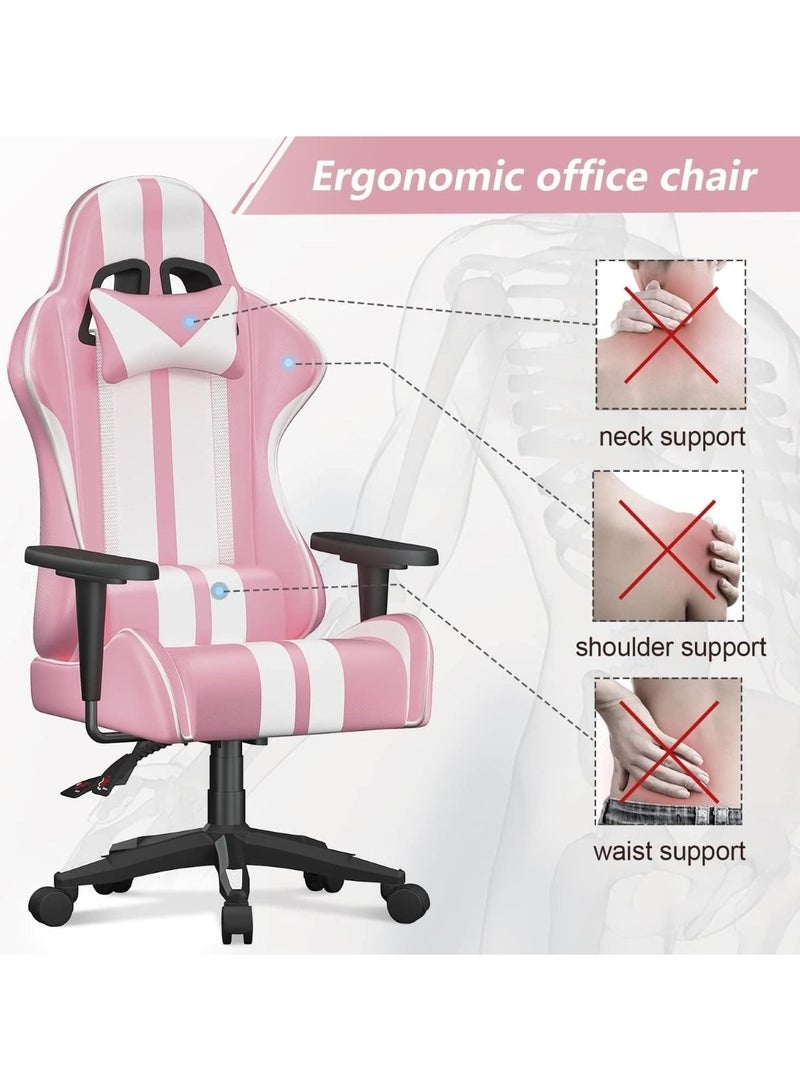 Ergonomic Gaming Chair Heavy Duty Office Chair With Headrest And Armrest