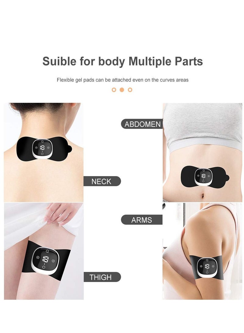 Rechargeable Wireless TENS Unit for Pain Relief - Portable EMS Muscle Stimulator with Remote Control for Sciatic Relief and Joint Comfort, Ideal for Posterior Knee Pain Management.