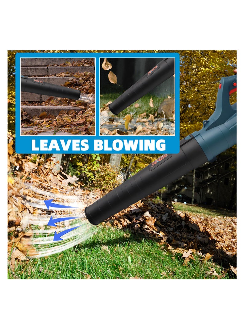 Electric Leaf Blower 3800W High Power 6 Variable Speeds Lawn Driveway Patio and Villa Cleaning 90CM Length Multifunctional Yard Care Tool