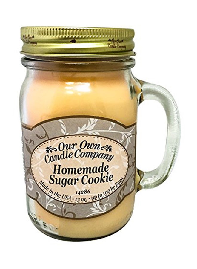 Our Own Candle Company Homemade Sugar Cookie Scented 13 Ounce Mason Jar Candle
