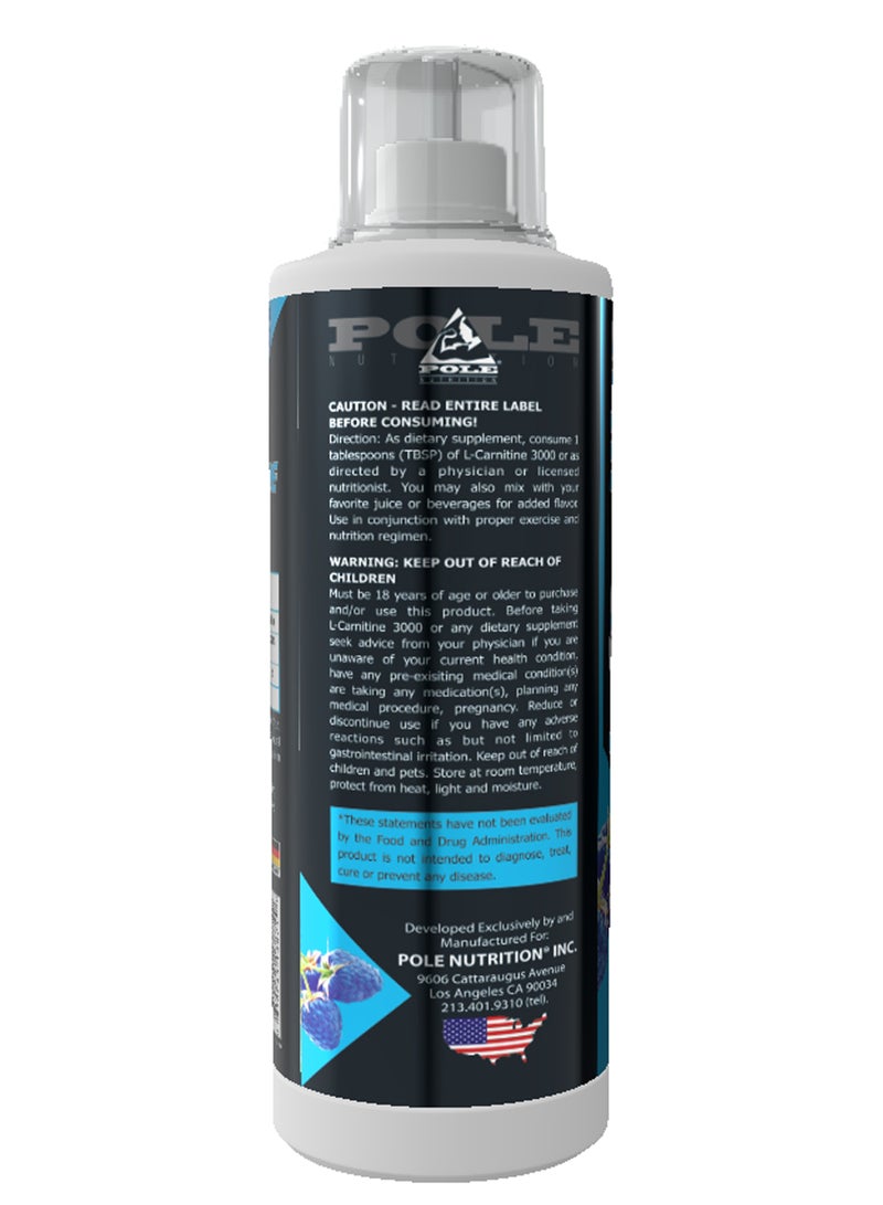 L-Carnitine 3000 Blue Raspberry - 34 Servings