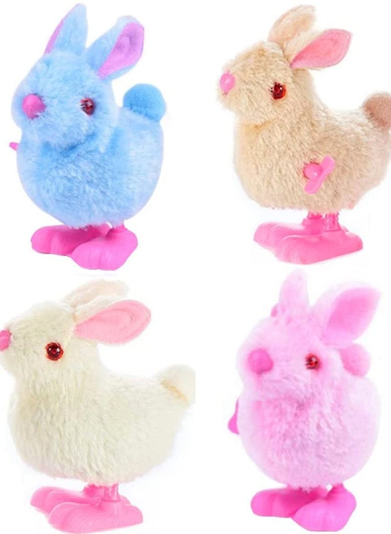 Fun Wind Up Bunny and Chick Toy Set for Kids, Perfect for Egg Hunts, Birthday Parties, and Stocking Stuffers, 8 Pieces