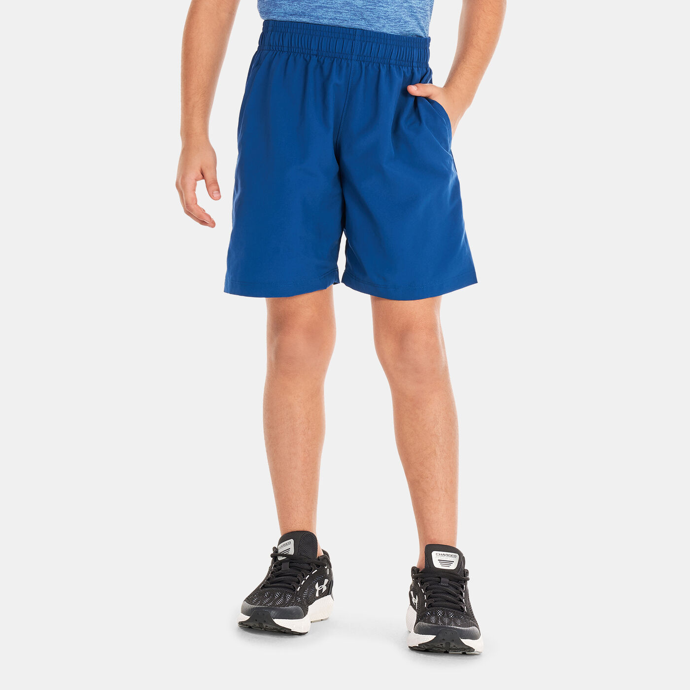 Kids' UA Woven Graphic Shorts