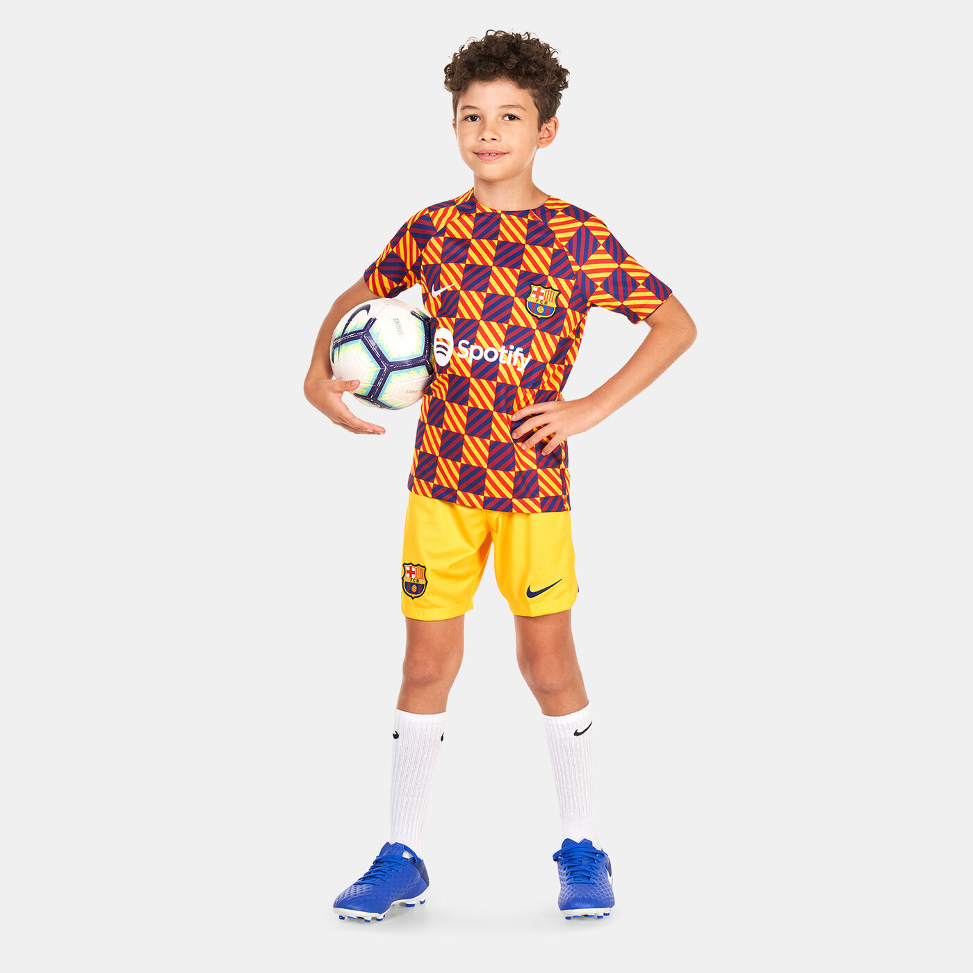 Kids' F.C. Barcelona Dri-FIT Stadium 4th Shorts - 2022/23