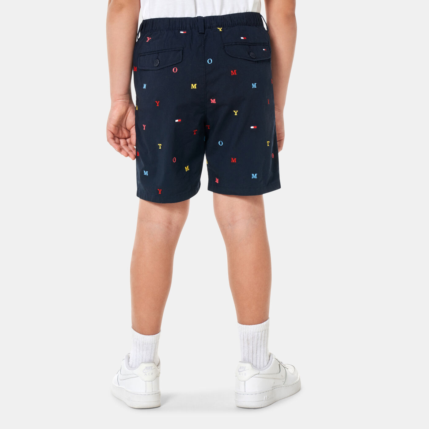 Kids' Letter Embroidery Chino Shorts (Older Kids)