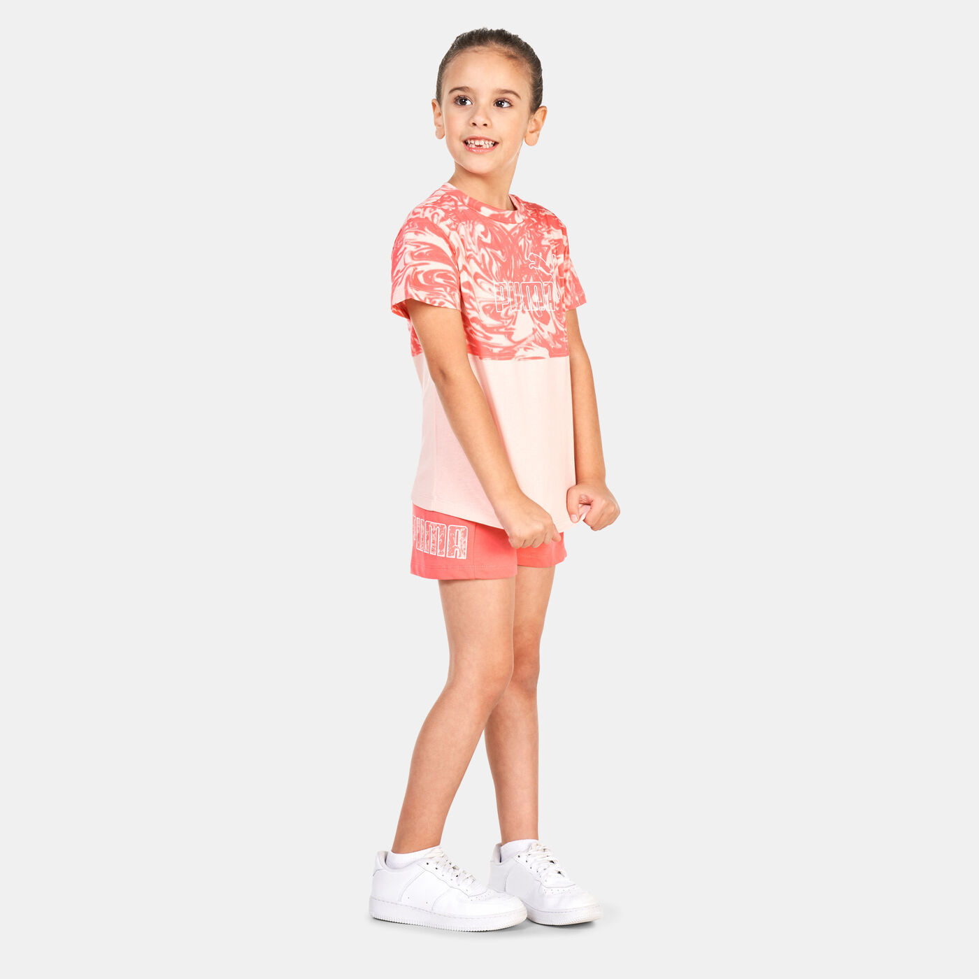 Kids' POWER High Waist Shorts (Older Kids)