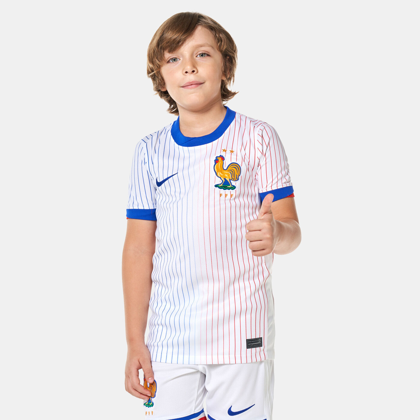 Kids' FFF (France) Stadium Dri-FIT Replica Away Football Jersey - 2024