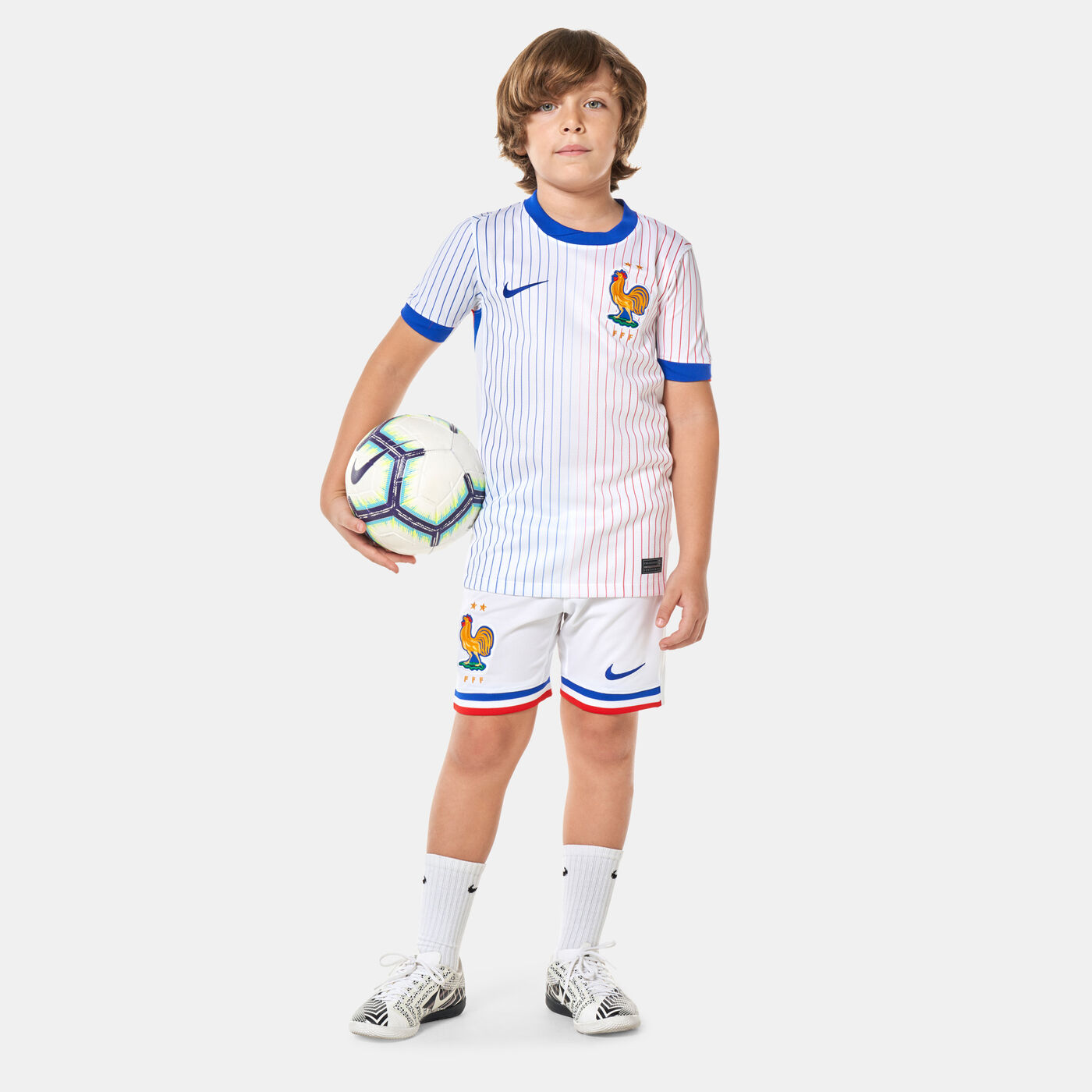 Kids' FFF (France) Stadium Dri-FIT Replica Away Football Jersey - 2024