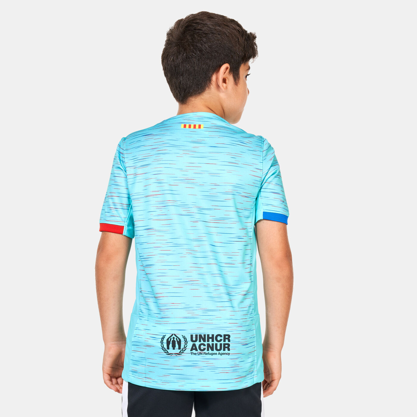 Kids' Dri-FIT F.C. Barcelona Stadium 3rd Football Jersey - 2023/24