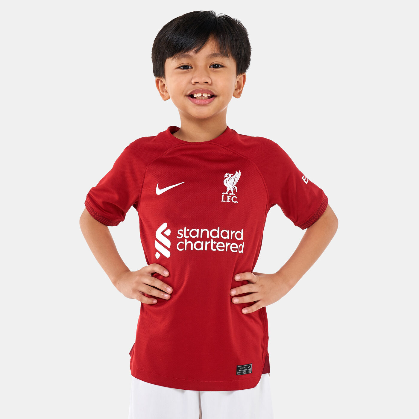 Kids' Liverpool F.C. Dri-FIT Stadium Home Football Jersey - 2022/23 (Older Kids)