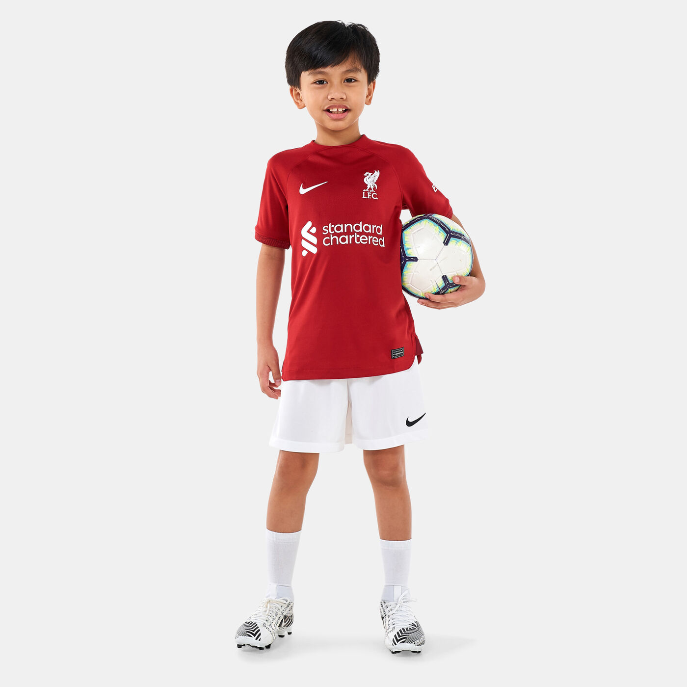 Kids' Liverpool F.C. Dri-FIT Stadium Home Football Jersey - 2022/23 (Older Kids)