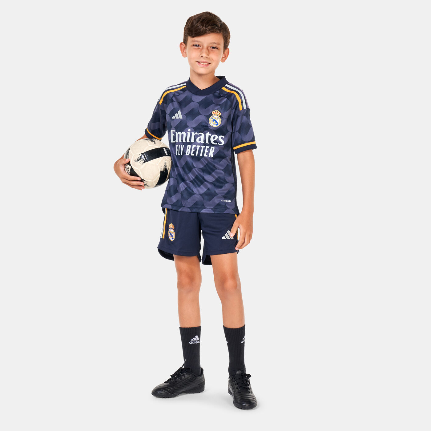 Kids' Real Madrid Away Jersey - 2023/24