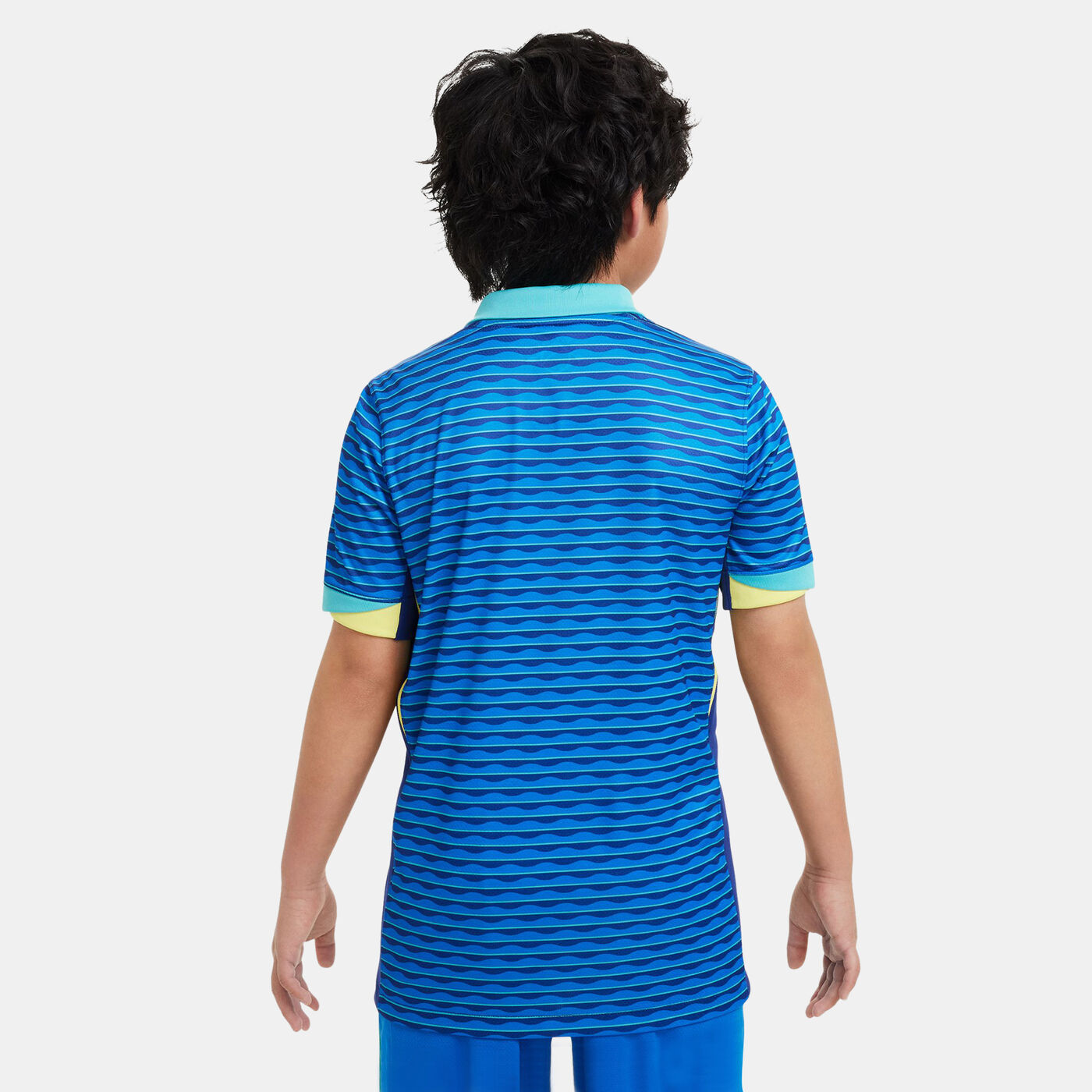 Kids' Brazil Stadium Dri-FIT Replica Away Football Jersey - 2024