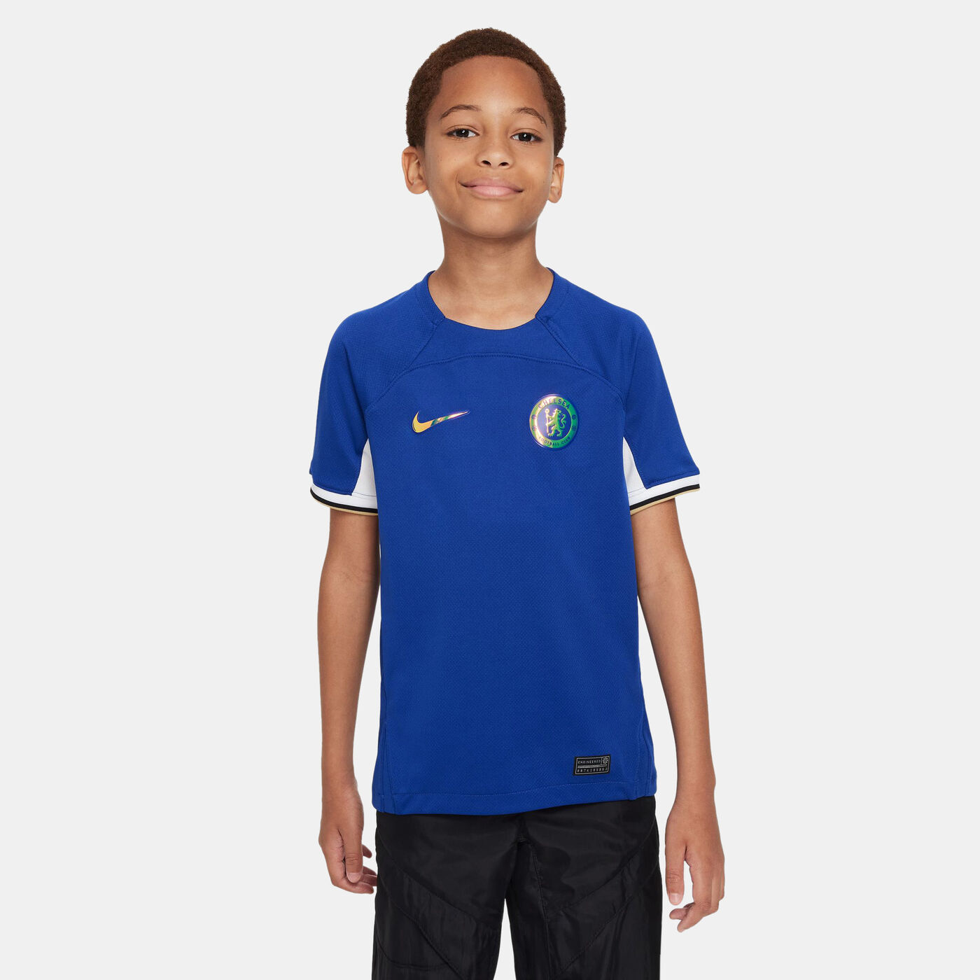 Kids' Chelsea Stadium Home Dri-FIT Football Top - 2023/24