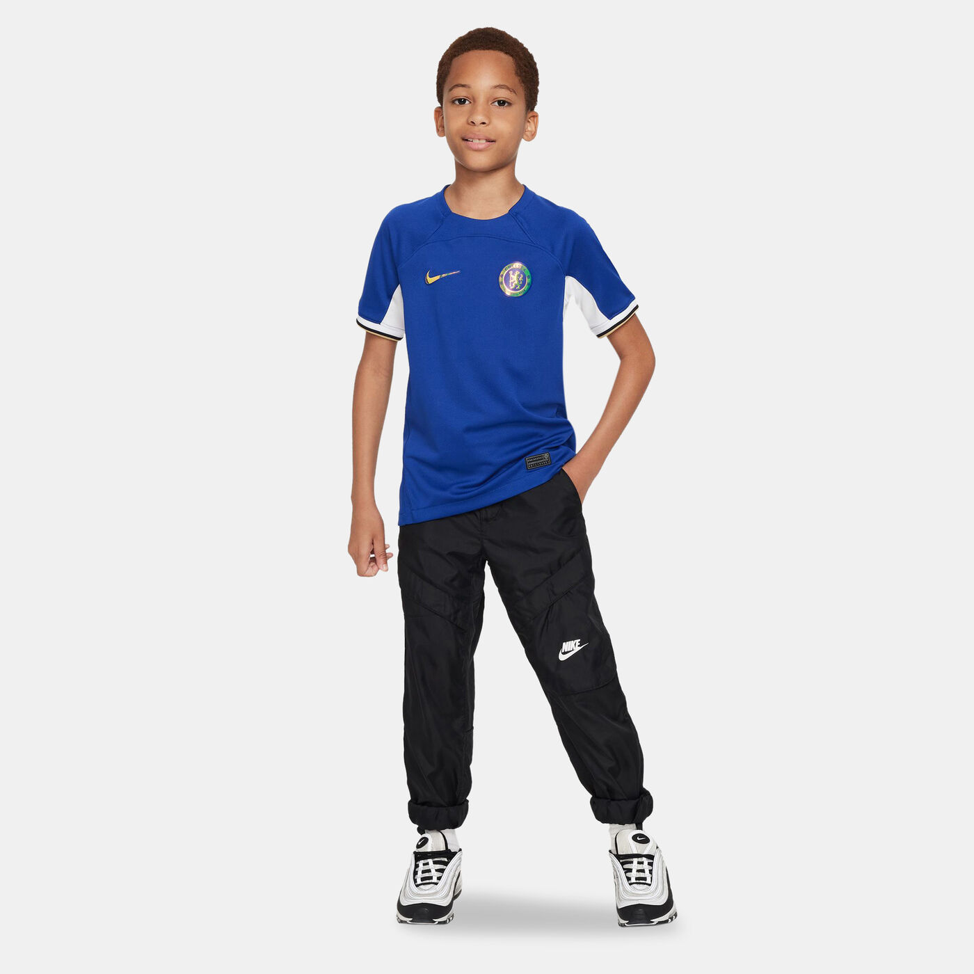 Kids' Chelsea Stadium Home Dri-FIT Football Top - 2023/24