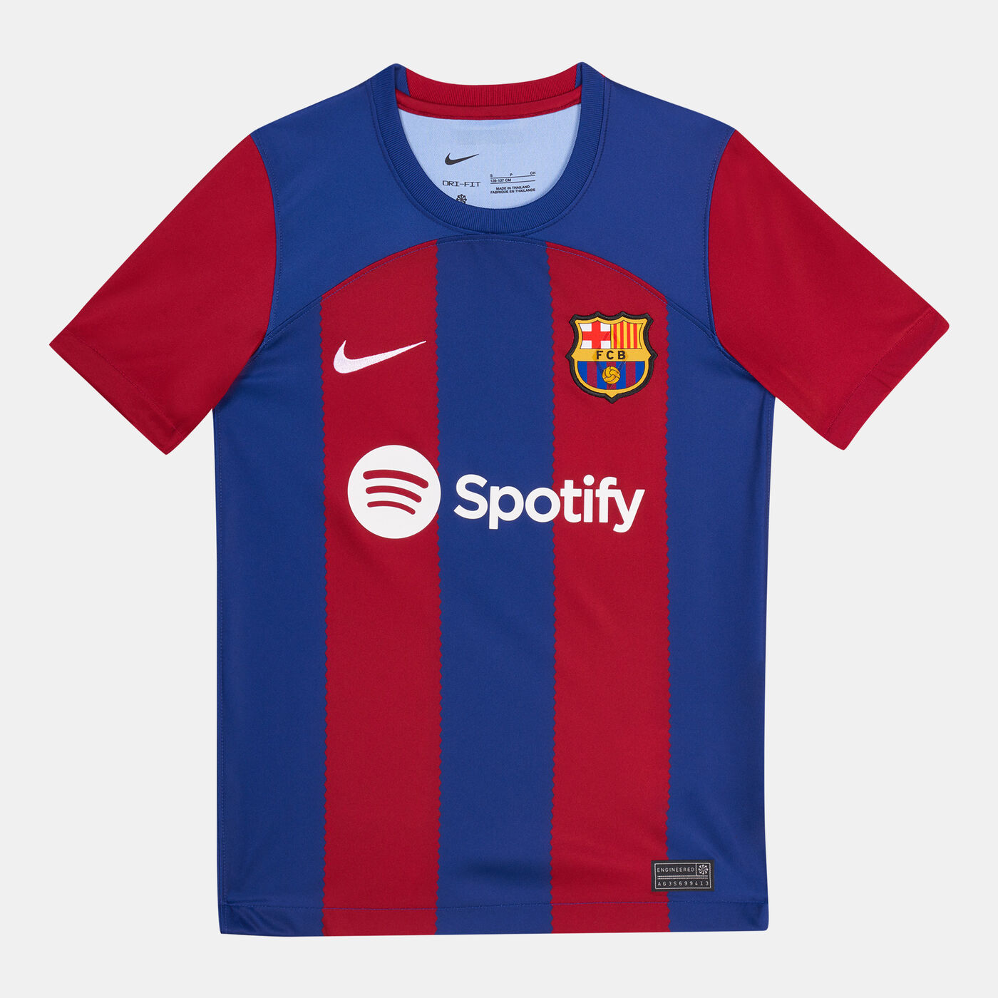 Kids' F.C. Barcelona Stadium Home Jersey - 2023/24 (Older Kids)