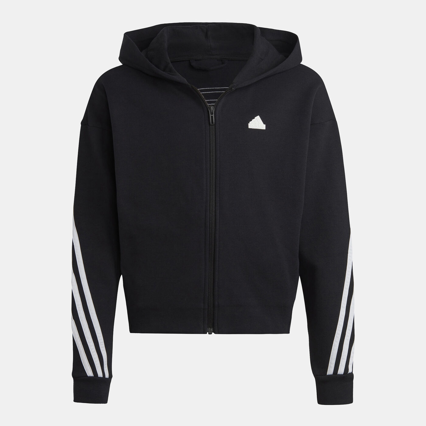 Kids' Future Icons 3-Stripes Running Full-Zip Hoodie