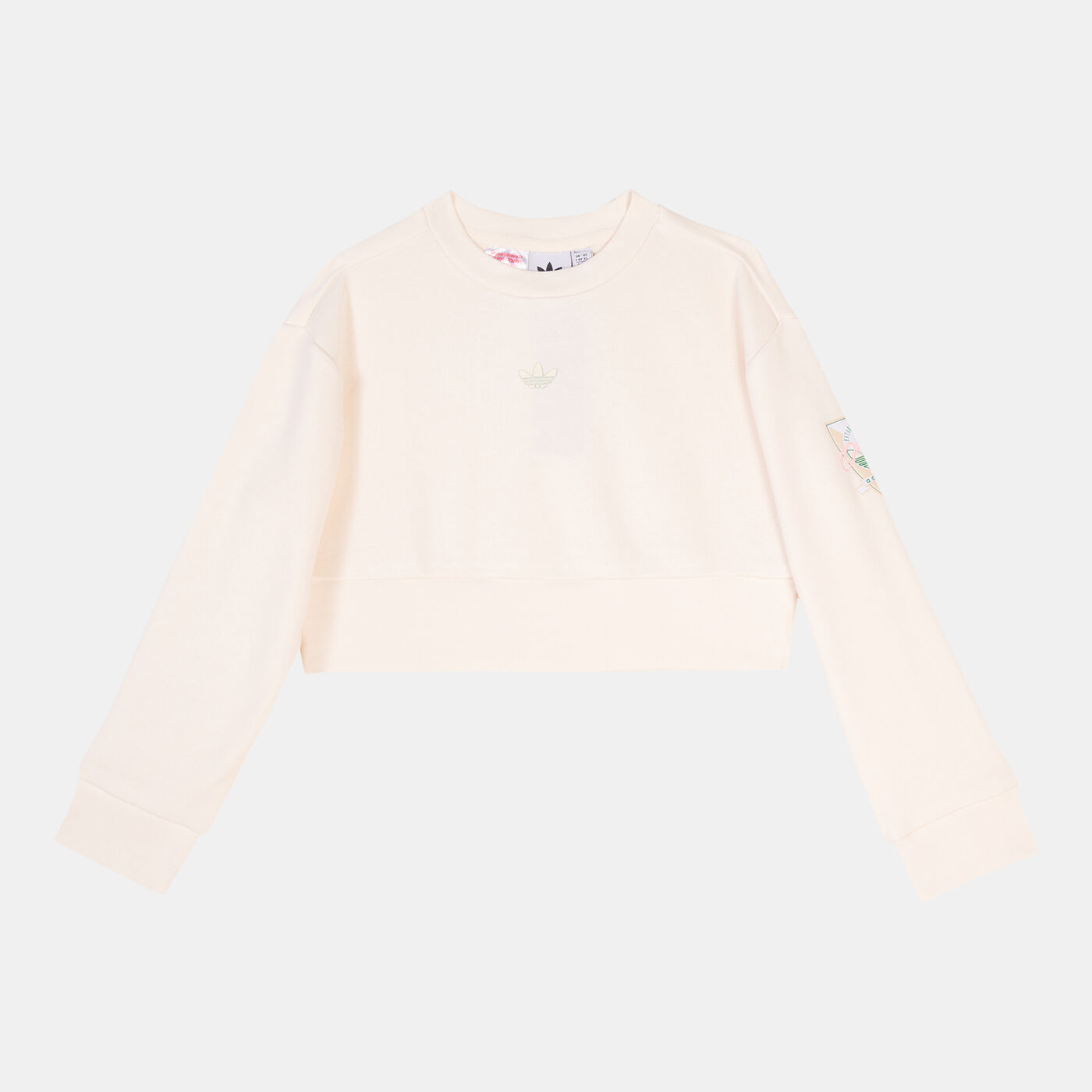 Kids' Graphic Print Crop Crew Sweatshirt
