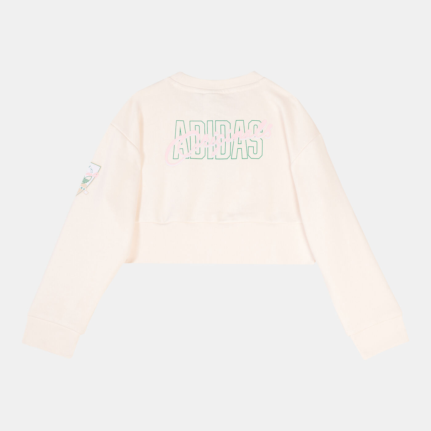 Kids' Graphic Print Crop Crew Sweatshirt