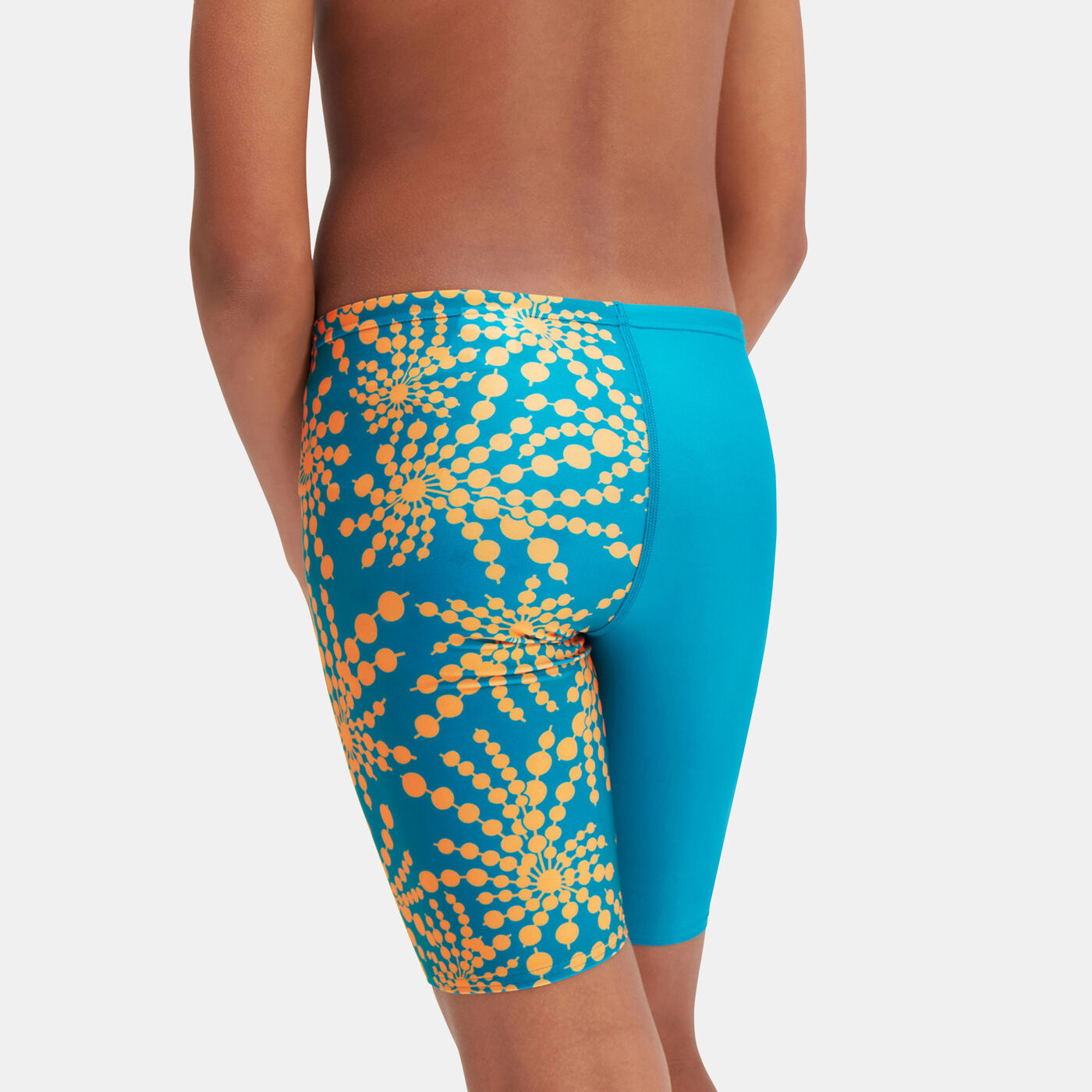 Kids' Digital Allover Print V-Cut Swimming Jammers