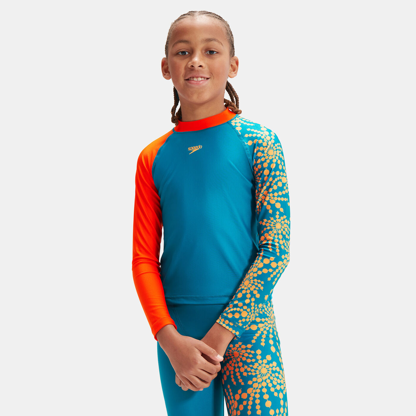 Kids' Printed Long Sleeve Rashguard