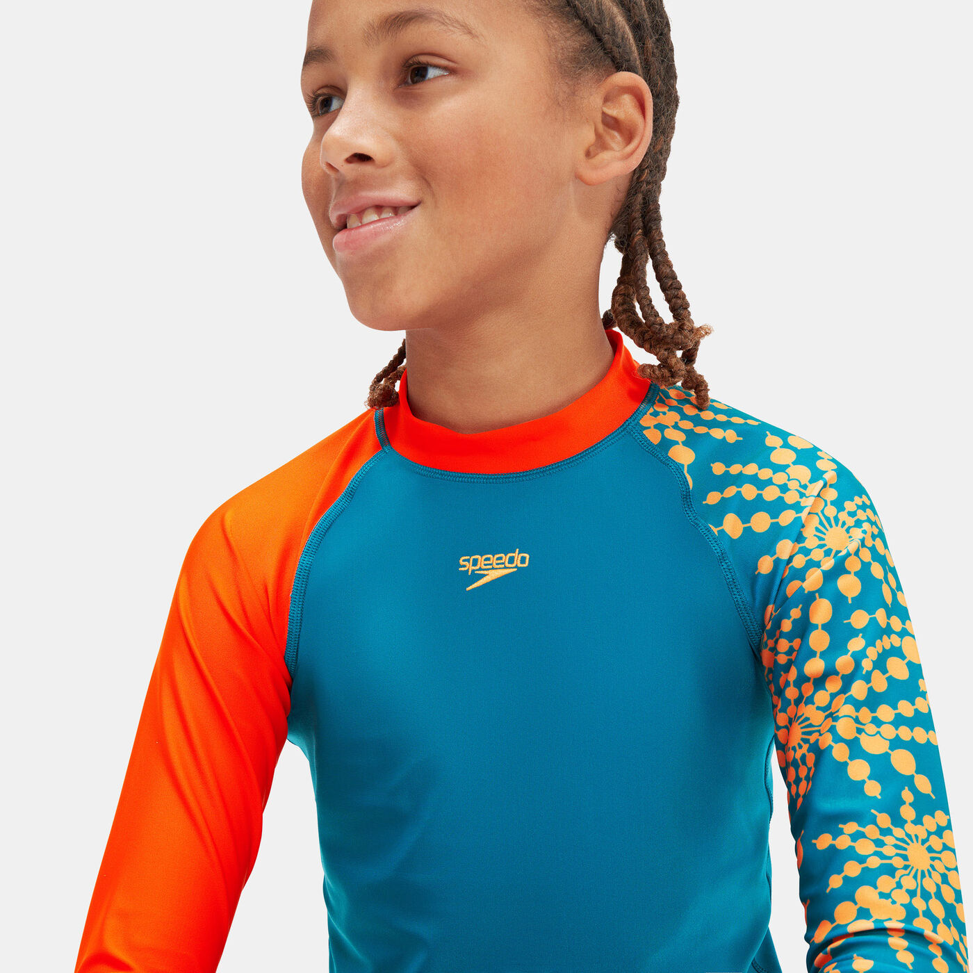 Kids' Printed Long Sleeve Rashguard