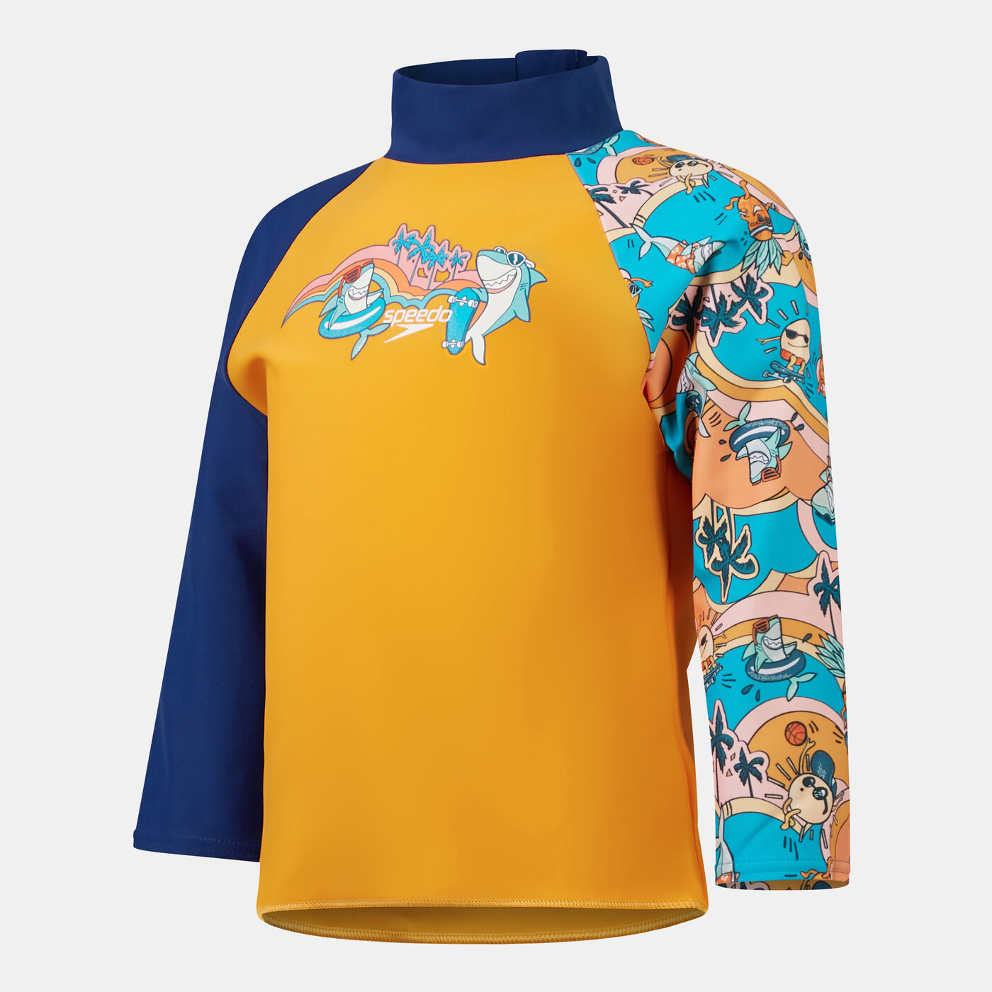 Kids' Long Sleeve Printed Rashguard