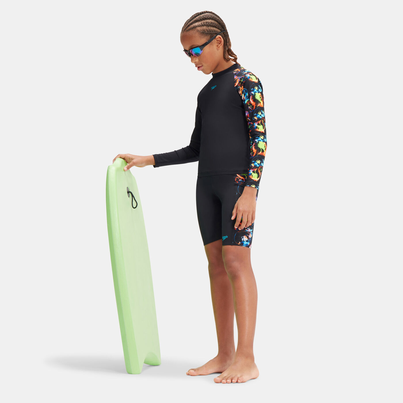 Kids' Digital Printed Long Sleeve Rashguard