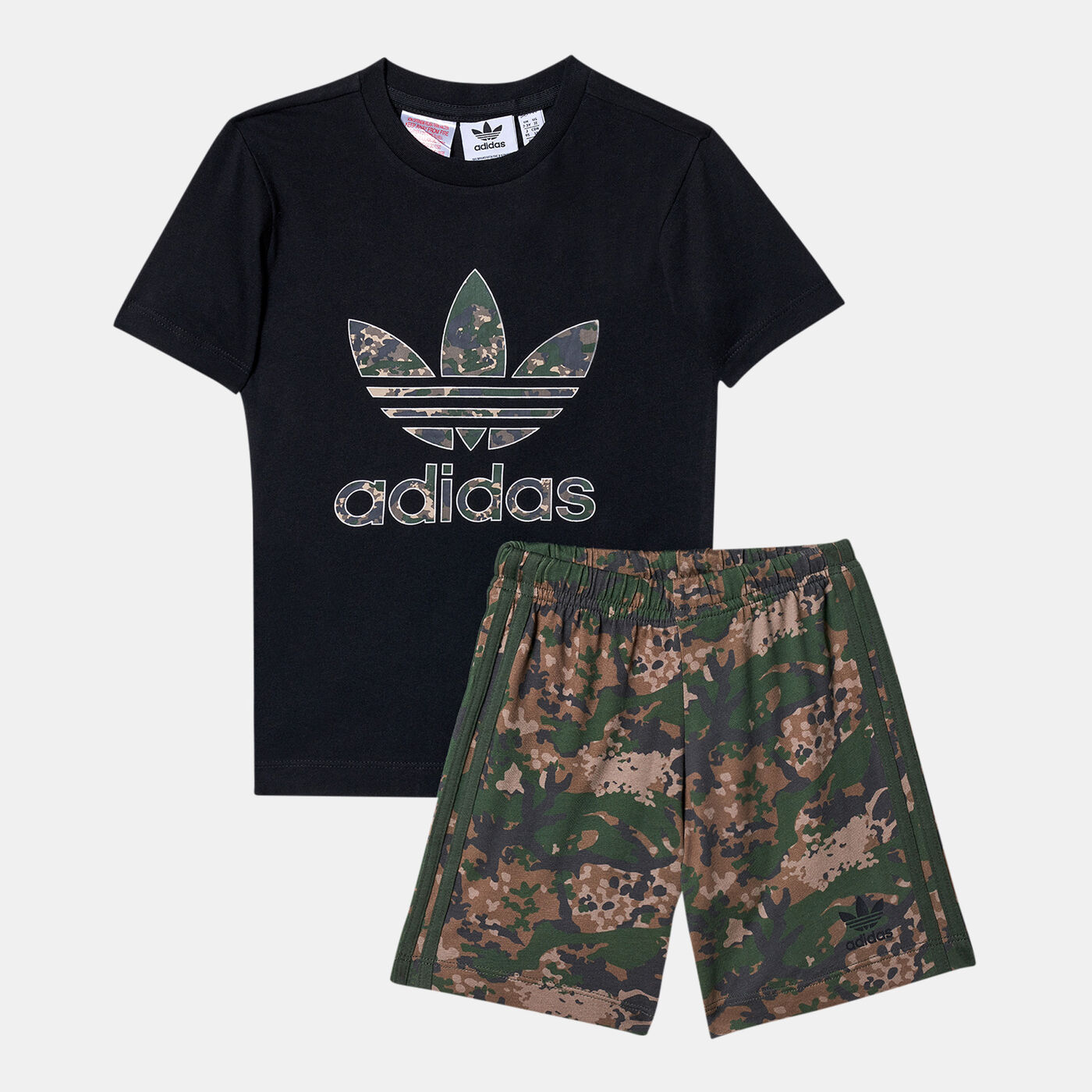 Kids' Camo Shorts and T-Shirt Set