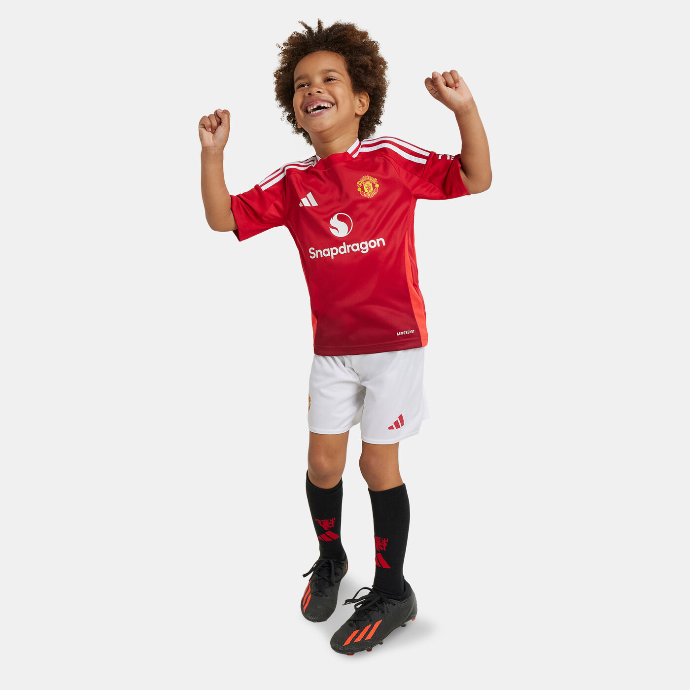 Kids' Manchester United 24/25 Home Replica Football Kit