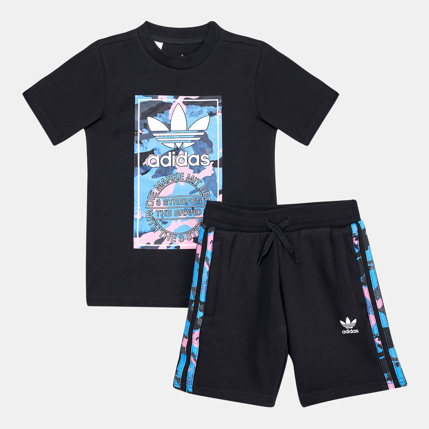 Kids' Camo Shorts and T-Shirt Set