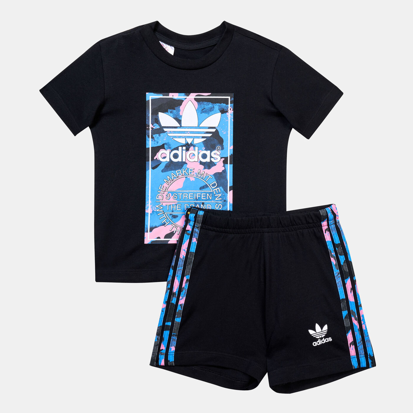 Kids' Camo Shorts and T-Shirt Set