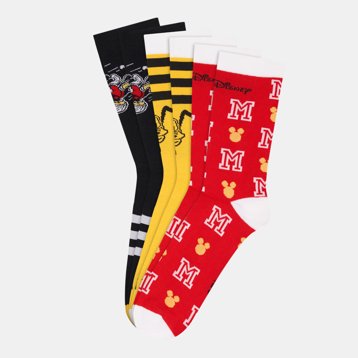 Kids' X Disney Mickey Mouse Socks (3 Pack)