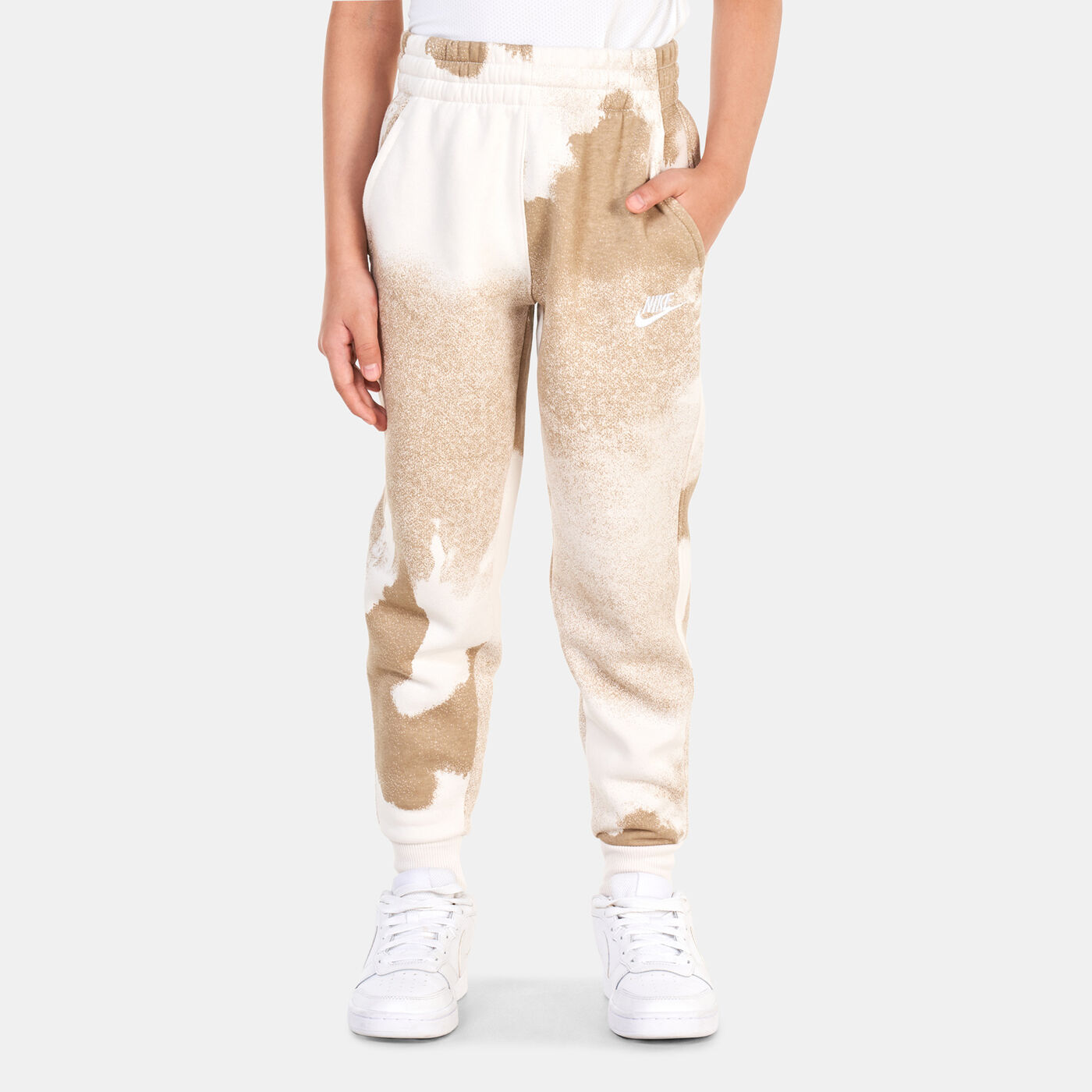 Kids' Club Fleece Washed Allover Print Joggers