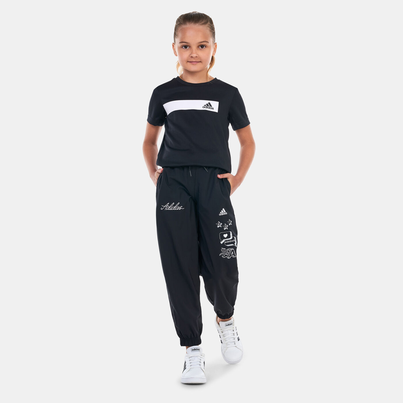 Kids' Brand Love Woven Pants