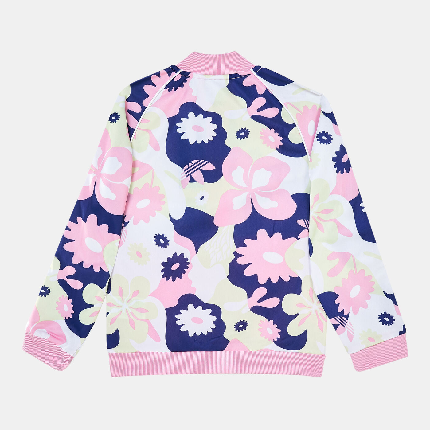 Kids' Allover Flower Print SST Track Jacket