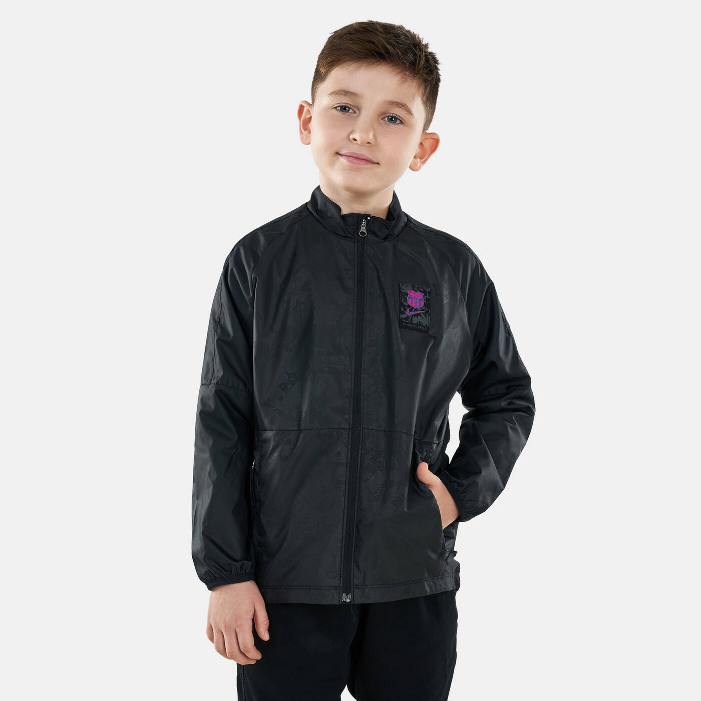 Kids' Dri-FIT F.C. Barcelona Football Jacket (Older Kids)