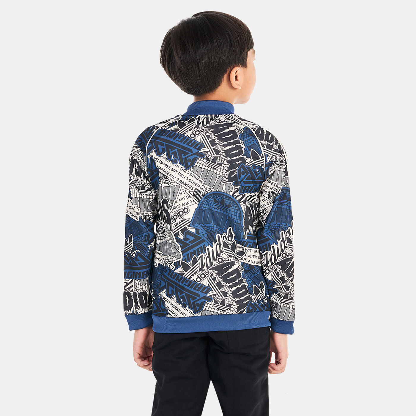 Kids' Allover Print SST Track Jacket