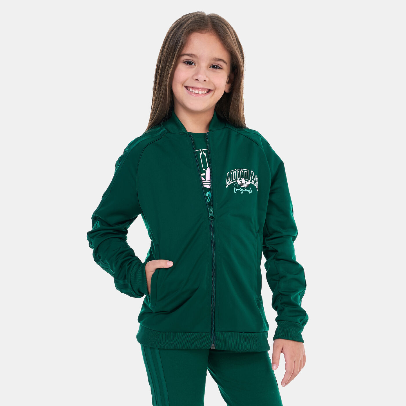 Kids’ Collegiate Graphic Pack SST Track Jacket