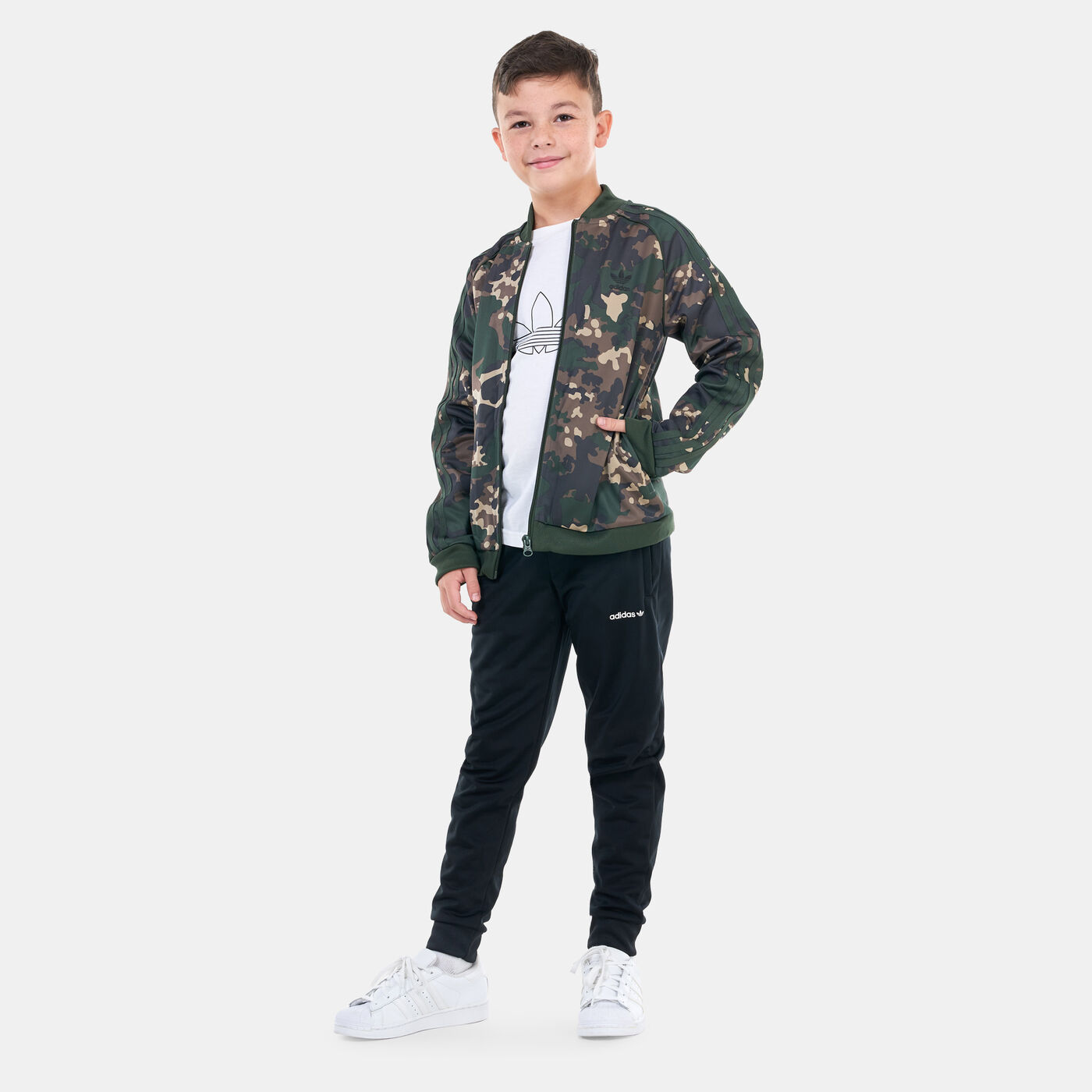 Kids' Camo SST Track Jacket