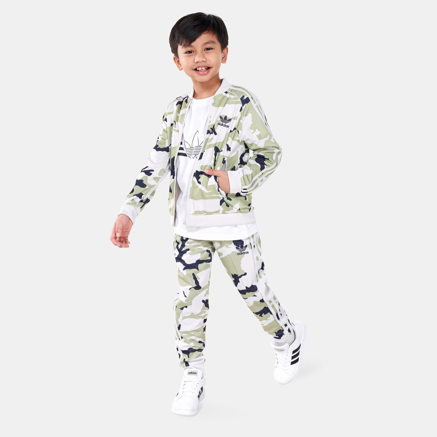 Kids' Camo SST Track Jacket