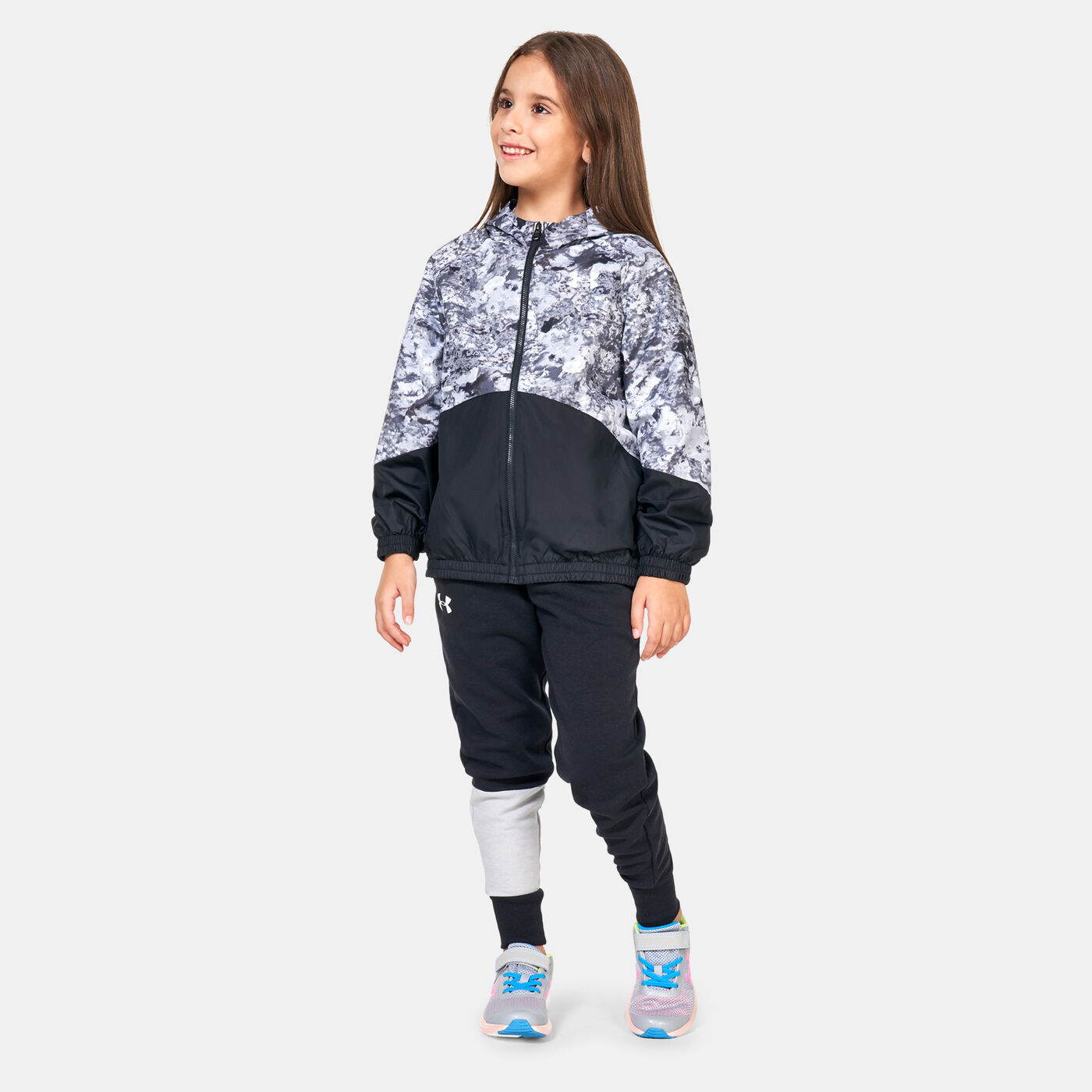 Kids' UA Woven Full-Zip Training Jacket