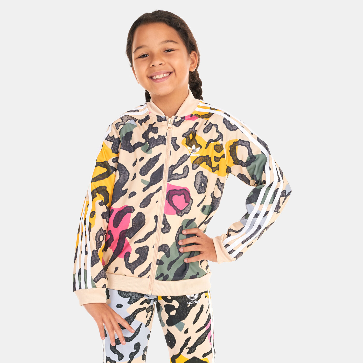 Kids' Graphic Animal Print Track Jacket